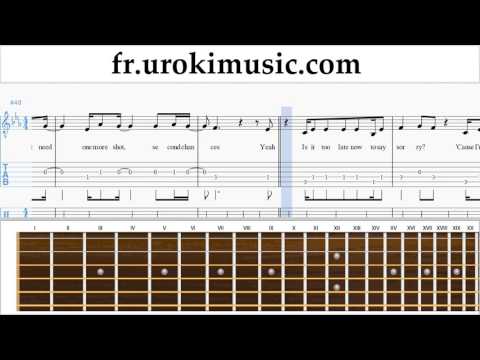 Cours de Guitare Justin Bieber - Sorry Tuto Partitions Partie#2 um-i829