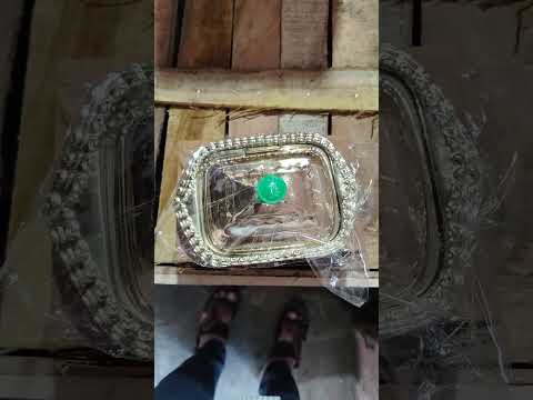 Ornate brass soap dish