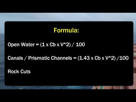 How to Calculate Ships Squat