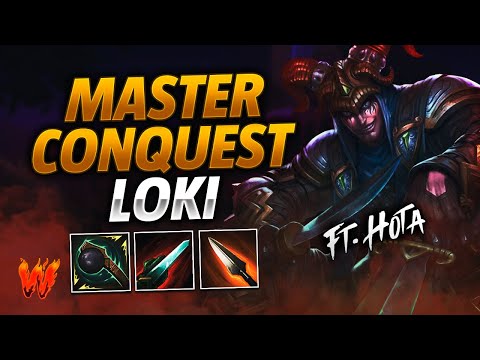 LOKI, PUES SI TAMPOCO ESTABA TAN MAL EL REWORD :D ft. Hota - Warchi - Smite Master Conquest