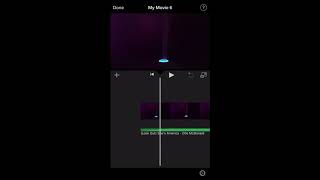 iPhone editing in Imovie Fading Audio