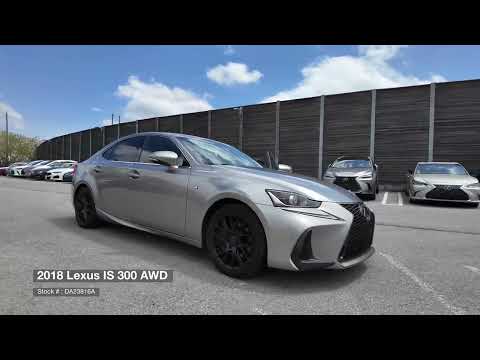 2018 Lexus IS 300 AWD in Gold for sale at Ken Shaw Lexus in Toronto, ON