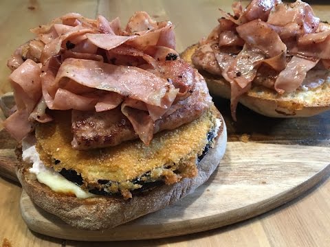 PANINO SALSICCIA MELANZANE FRITTE E MORTADELLA - IN CUCINA COL BANANA