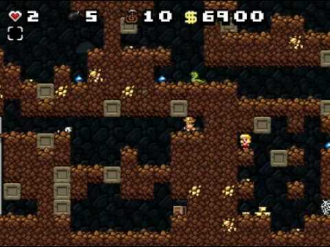 Spelunky (a freeware adventure by Derek Yu)