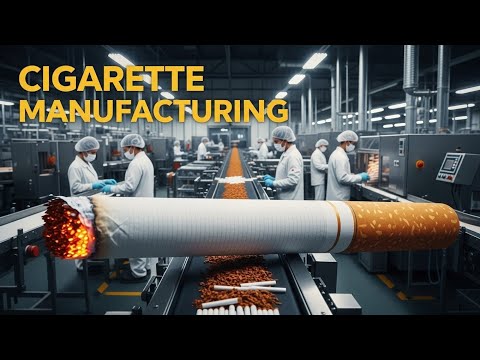 How Cigarettes Are Made? Inside a Modern Cigarette Factory | Full Manufacturing Process