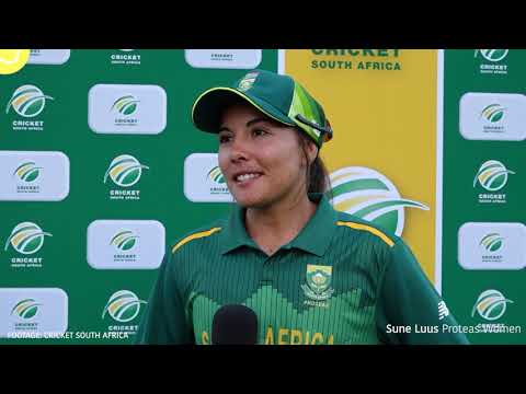 Sune Luus on the tied 3rd ODI vs Pakistan