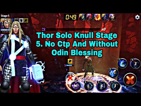 Thor Solo Knull Stage 5 Without Ctp - Marvel Future Fight