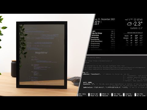 Smart Mirror with Raspberry Pi (Magic Mirror) German | # Part 02 Software