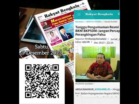 Top News Koran RB, Sabtu, 9  Desember 2023