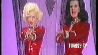 TWIGGY and DANNY LA RUE sing TWO LITTLE GIRLS FROM LITTLE ROCK (1974)