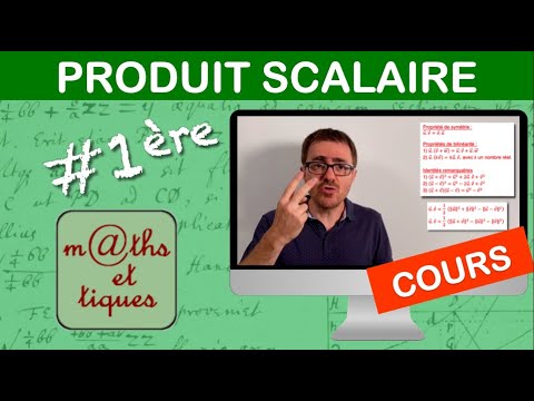 LE COURS : Produit scalaire - Première