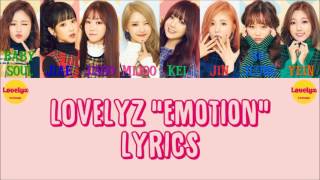 Lovelyz 러블리즈 " Emotion " Lyrics (ColorCoded+Ham+Rom+Eng)