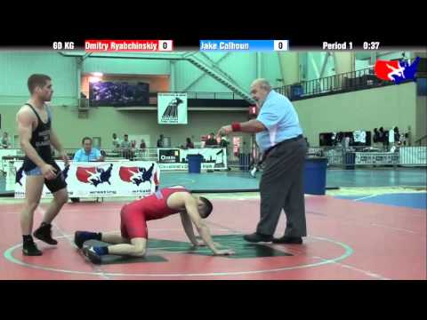 Dmitry Ryabchinskiy vs. Jake Calhoun at 2013 ASICS University Nationals - GR