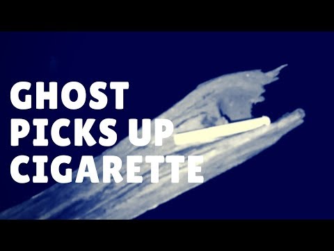 Manassas Battlefield Ghost Smokes A Cigarette