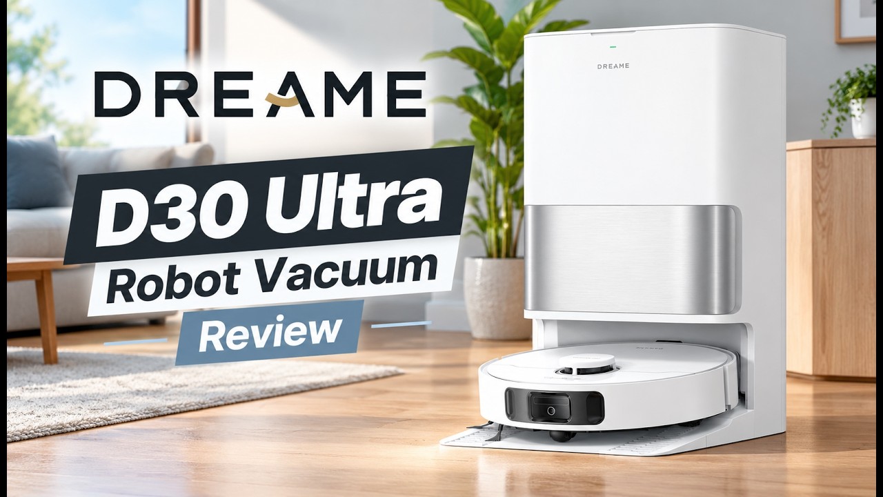Miniatura da avaliação em vídeo de Aspirador Robô Dreame D30 Ultra CE com Base Multifuncional
