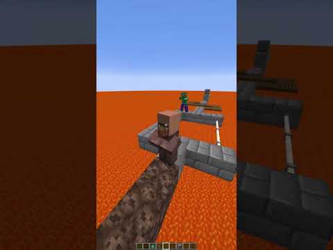 Minecraft Villager vs Zombie IQ Test...🤯