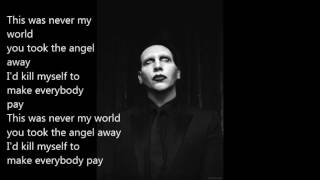 Marilyn Manson - Coma Black Lyric Video