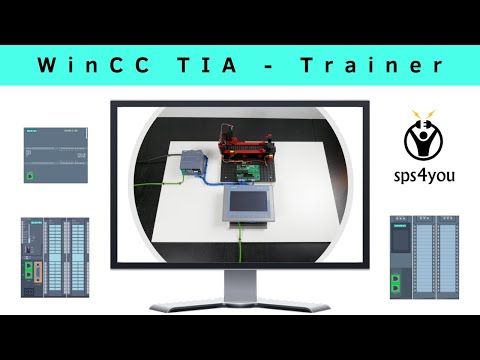 Visualization with WinCC TIA Portal - Training System - Learn to program PLCs - Course (Chapter 4)