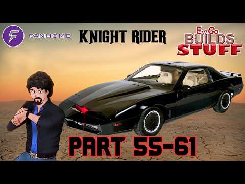 Fanhome Knight Rider K.I.T.T. Build (Part 55-61): EmGo Builds Stuff