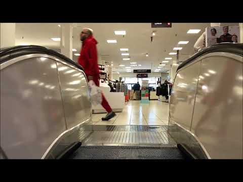 Vintage Montgomery Escalators at JCPenney, Twelve Oaks Mall, Novi MI