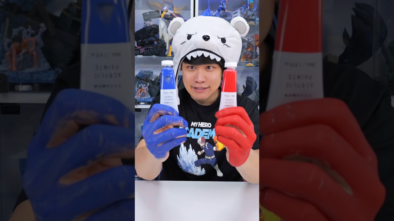 赤と青で何になるか分かったら凄い笑If You Know What Red + Blue Makes, You’re a Genius!