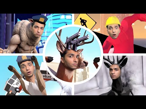 مواجهه الزعيم الاسطوري وتختيم لعبه الغزاله رايقه بالكامل😱 | ‏deeeer simulator 