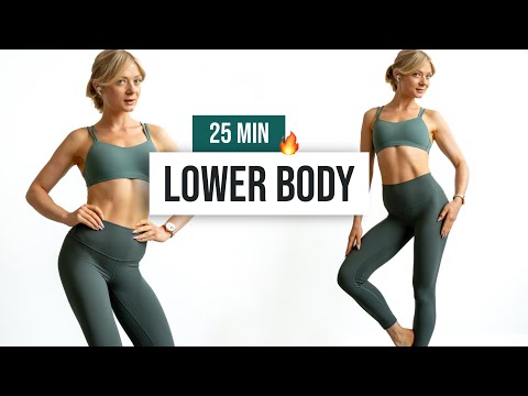 DAY 3 Back to Basics - 25 MIN LEAN LEGS Lower Body Workout - No Equipment - Beginner Friendly