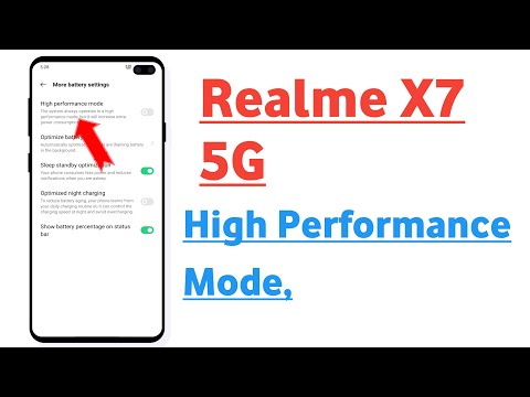 Realme X7 5G High Performance Mode