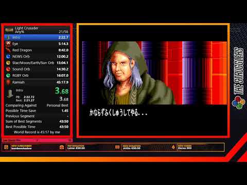 Light Crusader Any% PB 44:55
