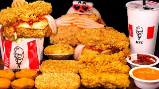 Download lagu ASMR KFC DOUBLE DOWN & TRUFFLE FRIED CHICKEN MUKBANG (No Talking) HASH BROWNS mp3