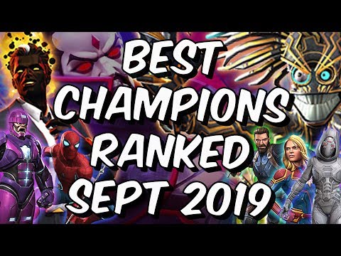 Best Champions Ranked September 2019 - Seatin's Tier List - Marvel Contest of Champions