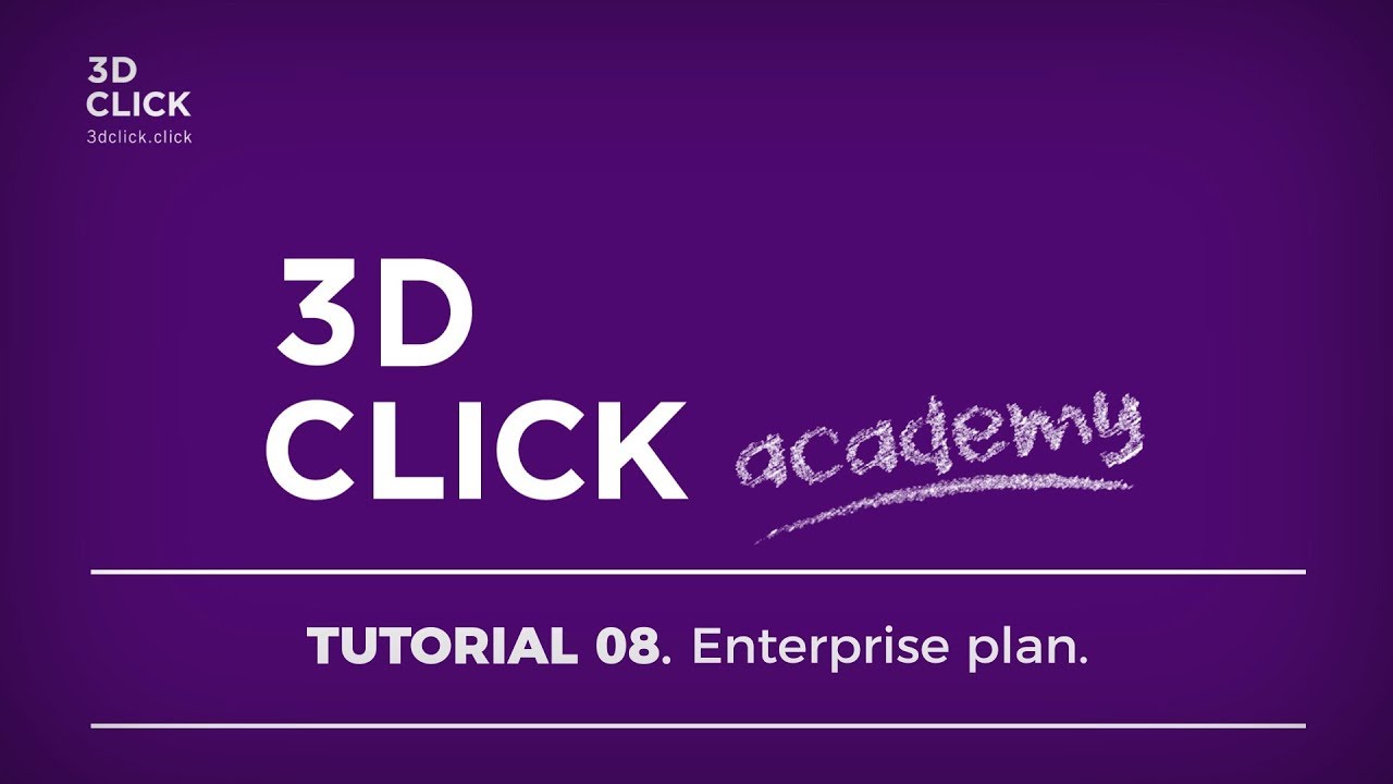 3D Click Academy | Tutorial #8 - Enterprise plan - Project collaboration