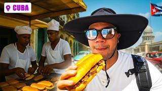PROBANDO COMIDA CALLEJERA SÚPER BARATA en CUBA 🇨🇺