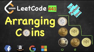 YouTube video 'Arranging Coins | LeetCode 441 | C++, Java, Python'