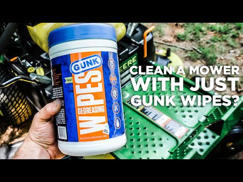 Can We Clean a Zero Turn Entirely with GUNK® Wipes?