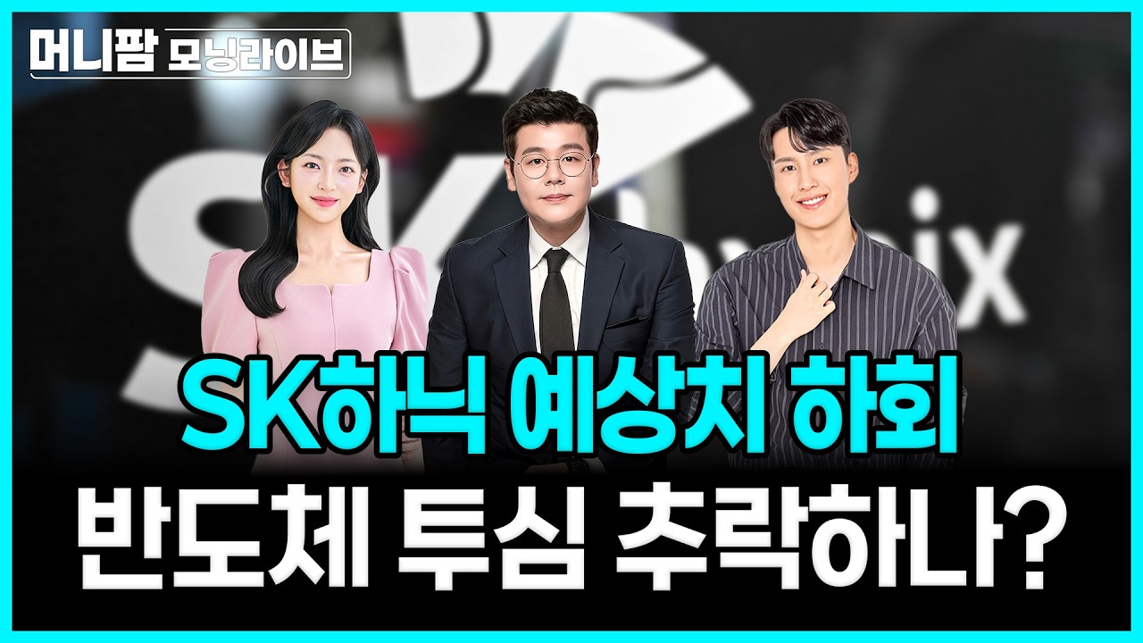 [🔴26.07.29.수 긴급진단] SK하이닉스 실적 예상치 하회, 프리마켓 하닉 -7%ㅣ머니팜 모닝라이브