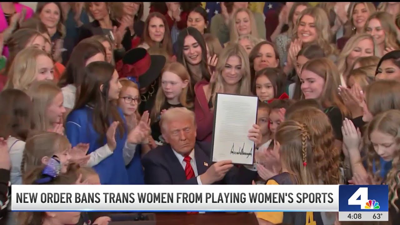 Executive order bans transgender athletes from particaipating in women's sports