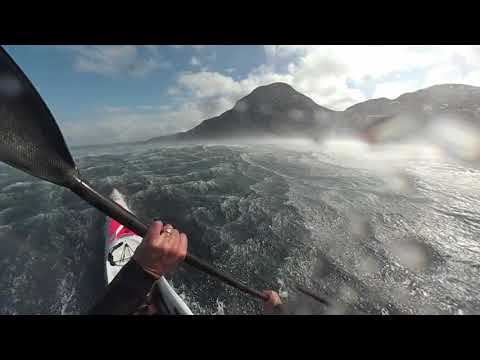 Paddling through a 60knot squall