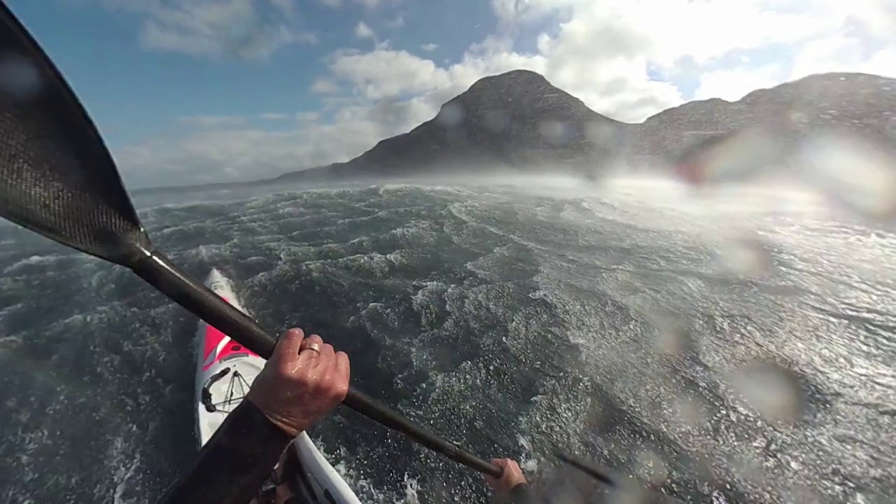 Paddling through a 60knot squall