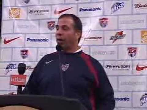 MNT vs. Norway: Arena Post-Game Interview - Jan. 29, 2006