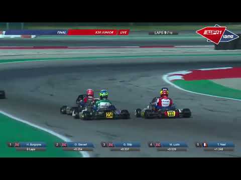 Gabriel Stilp Full Race Highlights - 2021 IAME World Championship - Adria, Italy