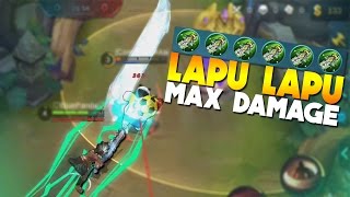 Mobile Legends Lapu Lapu MAX Damage Build!