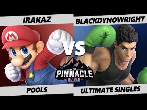 Pinnacle 2019 SSBU - Irakaz (Mario) Vs. BlackDynoWright (Little Mac) Smash Ultimate Tournament Pools