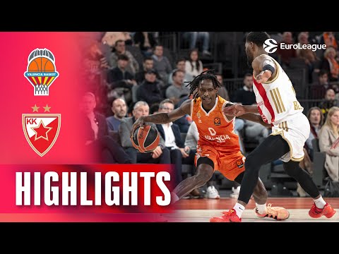 DRAMA until the FINAL SECOND | Valencia - Crvena Zvezda | R12 BASKETBALL HIGHLIGHTS 2025-26