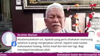Download lagu 7 PERSEDIAAN SEBELUM PERGI  UMRAH mp3