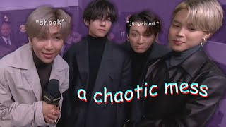 BTS being chaotic as always in America