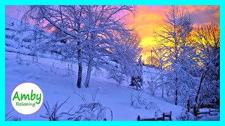 Winter Scenes and Relaxing Piano Music - Calm Instrumental Music for Meditation, Study, Yoga, Sleep.