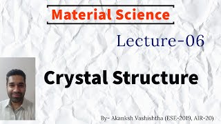Download Lagu Material Science | Lecture-6 | Crystal Structure | Target IES Thumbnail