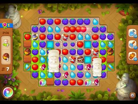 GardenScapes Level 2436 no boosters (15 moves)