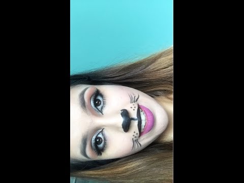 Kitty Kat Halloween Makeup tutorial ❤️️🐱💄